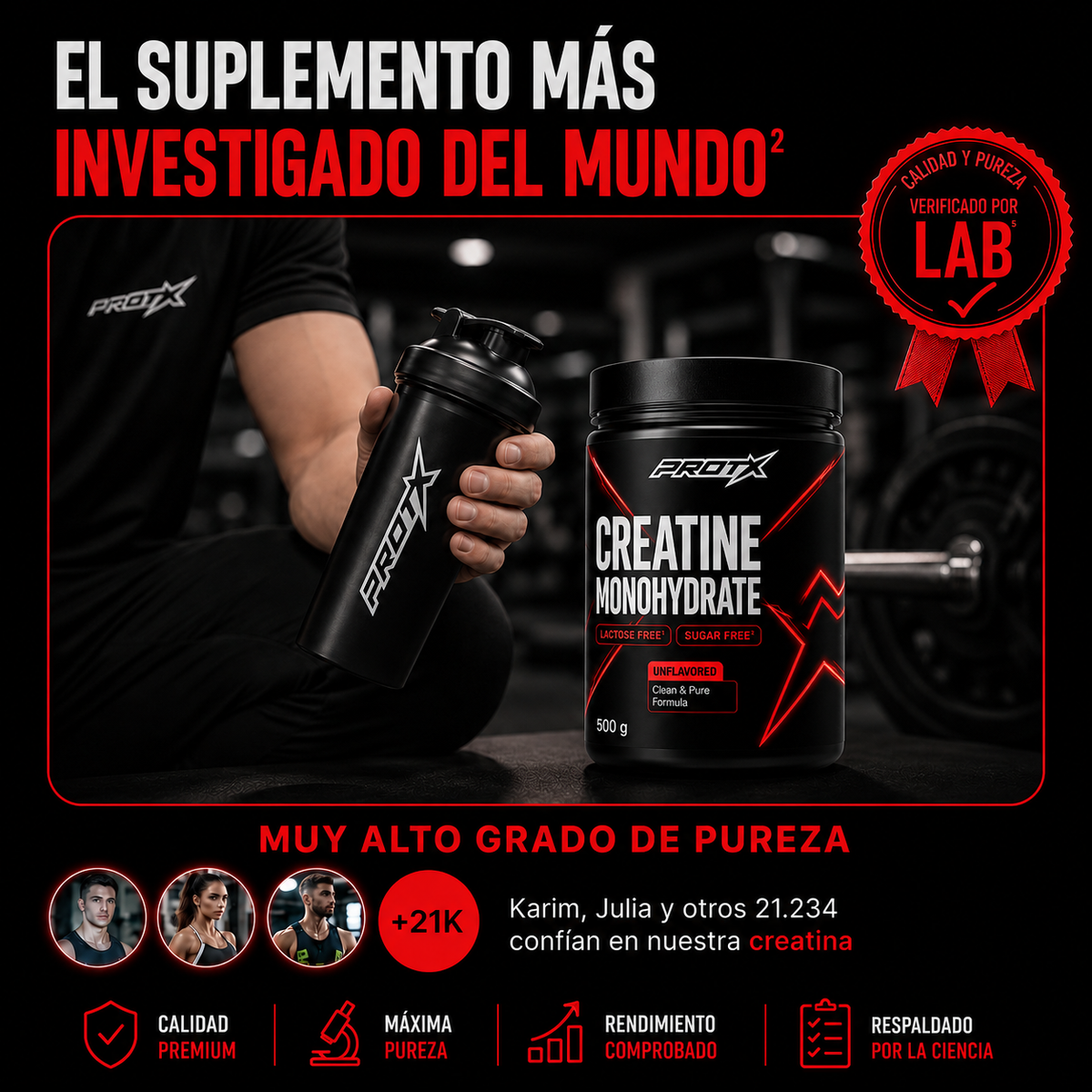 Gominolas de creatina
